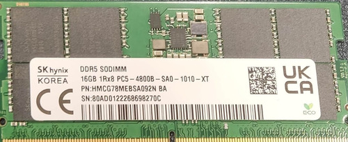 Memoria Ram Ddr5 Sodimm