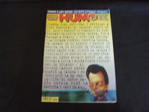 Revista Humor # 528 - Tapa Palito Ortega