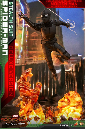 Hot Toys Spiderman Stealth Suit Deluxe Version