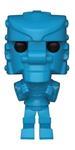 Muñeco De Vinilo Diseño Robot Color Azul. Marca Funko