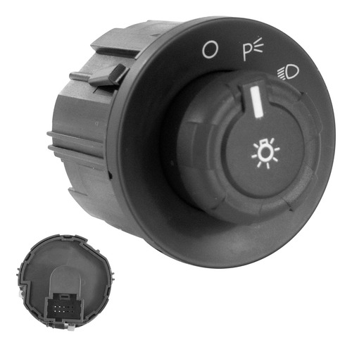 Interruptor Luz Faro Ford Lobo 2009 - 2014 Negro