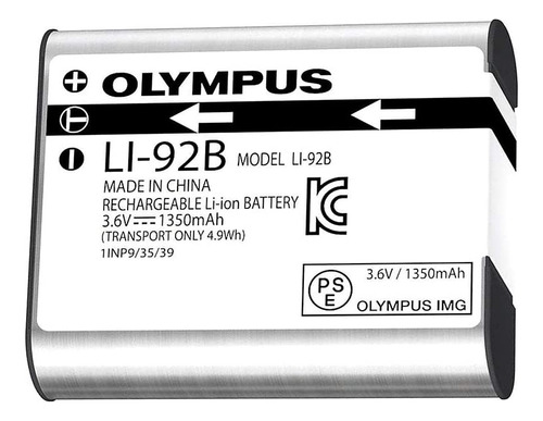 Olympus Li-92 Bateria Recargable Plata