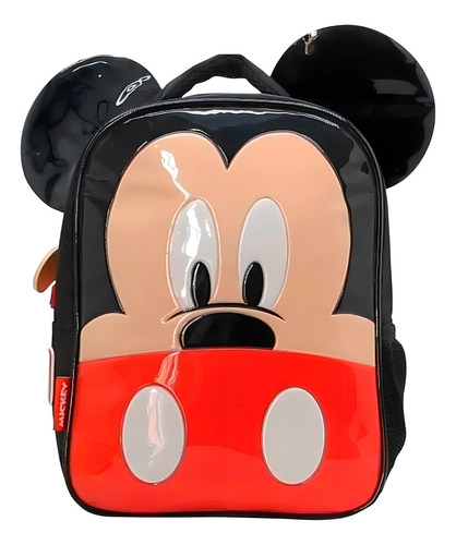 Mochila Mickey Mouse Escolar Con Orejas Y Manos Disney
