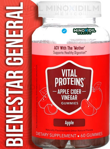 Vital Proteins Vinagre De Sidra De Manzana 60 Gomitas