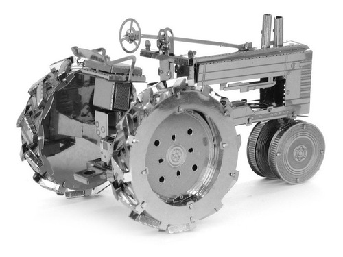 Maquinaria - Tractor De Granja - Rompecabezas 3d Metal Model