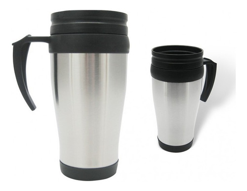 Vaso Térmico Camping Viajero Tipo Termo Doble Pared De Cafe