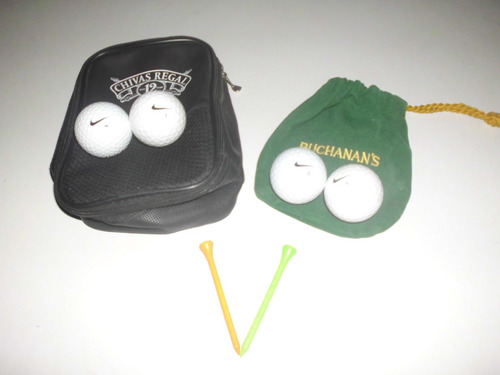 Imagen 4 de 7 de Combo Bolsos Golf Chivas Regal Cuer Y Buchanan 25 Pelota Tee