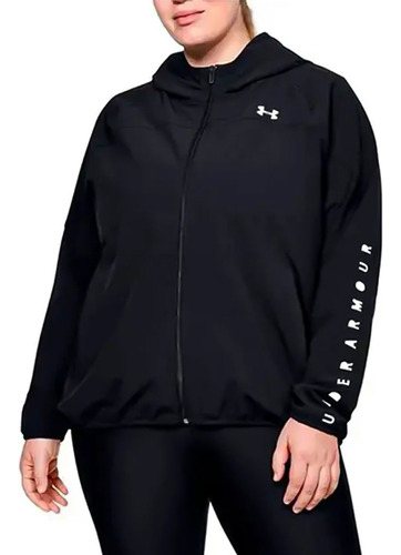 Polerón Under Armour Mujer Woven Hooded Jacket 1354350-001