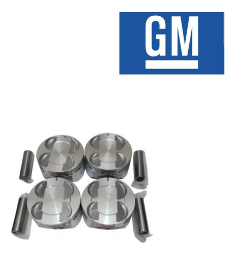 Pistones Optra Desing 1.8 Std Con Muescas Marca Gm