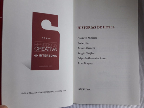 Imagen 6 de 7 de Historias De Hotel Chejfec Nielsen Robertita Amer Interzona
