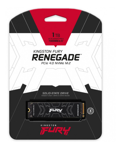 Unidad Ssd Kingston Fury Renegade Nvme 1tb Pci Express 4.0