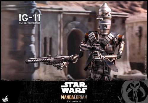 Ig-11 1/6 Star Wars Mandalorian Child Grogu Disney Hot Toys