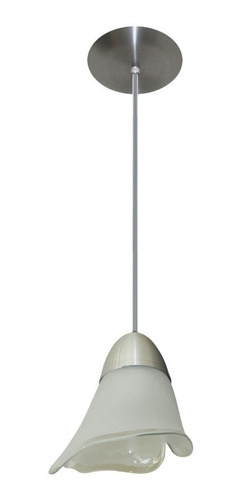 Luminária Pendente De Vidro Estilo Flor com Tulipa de vidro - 127/220V