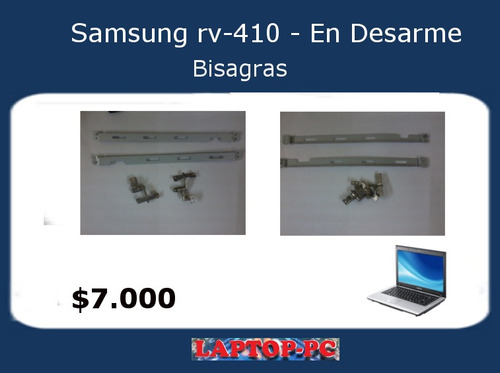 Bisagras Samsung Rv410 En Desarme