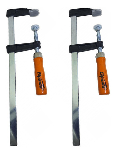 Kit Grampo Sargento Tipo F Com 2 Peças 200x50x250mm Sparta
