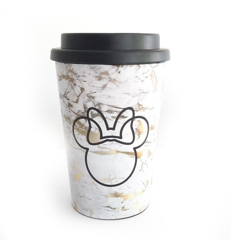 Vaso Termico De Cafe Doble Pared 390ml Minnie Mouse Cresko