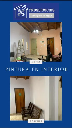 Pintura Profesional: Interiores, Exteriores E Impermeabiliza