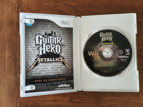 Jogo Wii - Guitar Hero Metallica (Usado)
