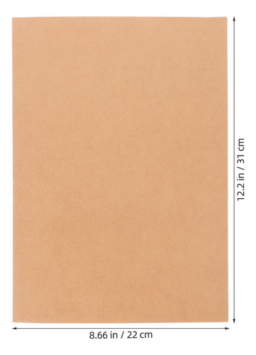 Carpeta De Archivo Simple A4 De Papel Kraft, 10 Unidades, Ra