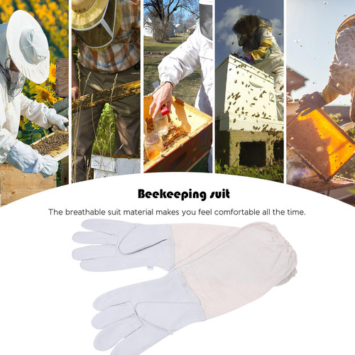 1 Par De Guantes De Apicultura, Guantes Protectores Para Api