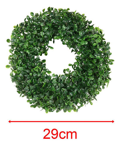 - Guirnalda Artificial Con Aro Floral, Guirnalda Decorativa