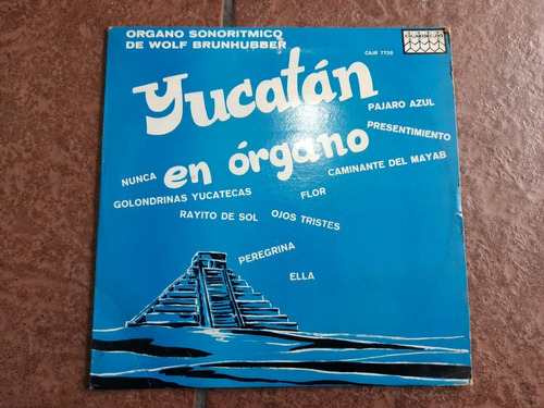 Lp Yucatán En Órgano En Acetato,long Play