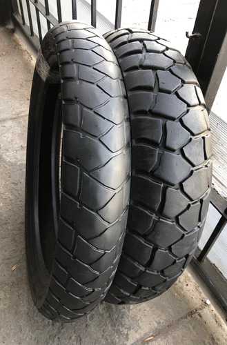 Juego De Llantas Michelin Anakee Adv. 110/80-18 Y 150/70-17 (Usado)