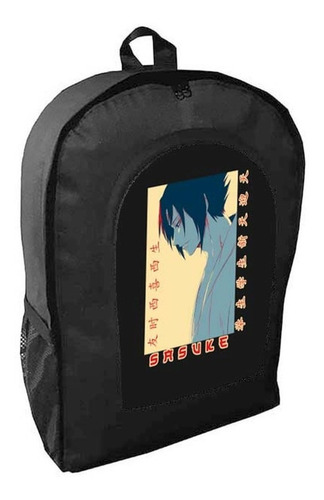 Mochila Negra  Naruto Shippuden Adulto / Escolar U 11