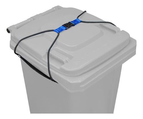 Cuerda Elástica Con Hebilla De Candado Para Bote De Basura A