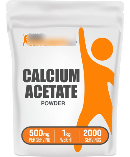 Bulksupplements Polvo De Acetato De Calcio - Suplemento De .