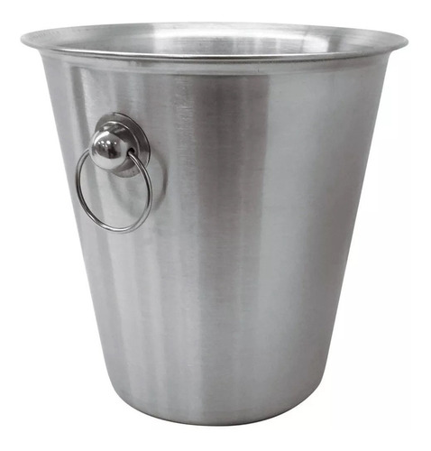 Balde De Gelo Inox 4,5l Para Garrafas Cerveja Champanhe