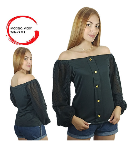 Blusas Casual Damas  Mod Vicky