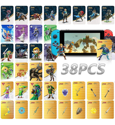 38 Tarjetas Nfc Amiibo-colección Zelda: Tears Of The Kingdom