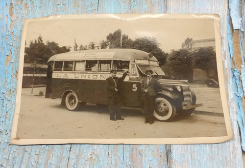 Antigua Foto De Transporte Colectivo   La Unión 