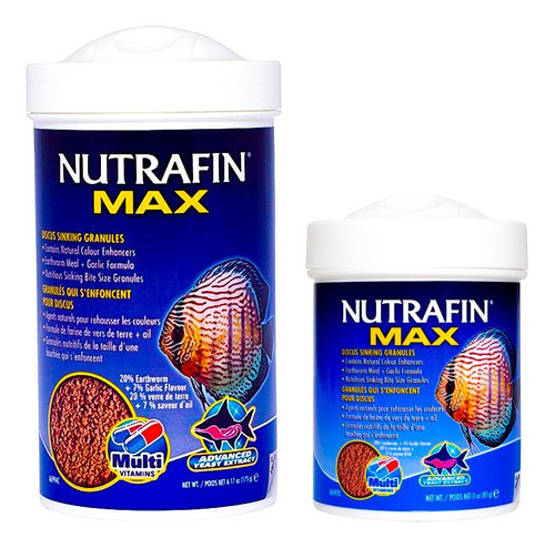 Nutrafin Max Granulos Para Peces Discos Con Arina De Lombriz