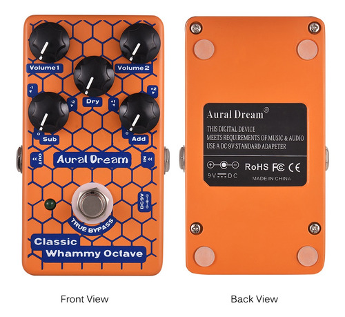 Imagen 6 de 9 de Clásica Octave Efecto Guitarra Pedal Aluminio Aleación She