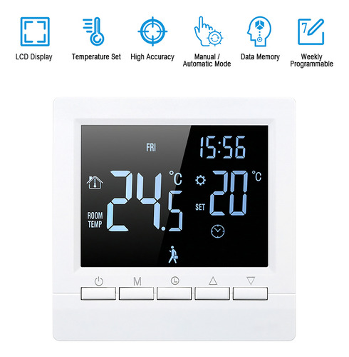 Thermostat Digital Tempeure Controller Lcd Display Week