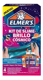 Kit Para Hacer Slime Brillo Cósmico Elmer's 4 Piezas
