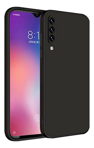 Funda Para Xiaomi Mi 9 Se + Lamina Trasera Fibra De Carbono