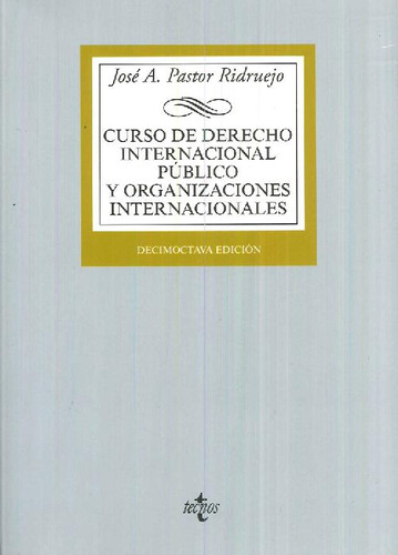 Libro Curso De Derecho Internacional Público Y Organizacione