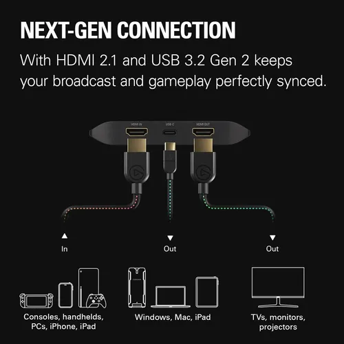 Elgato Game Capture 4k X Para Ps5, Xbox E Switch | MercadoLivre