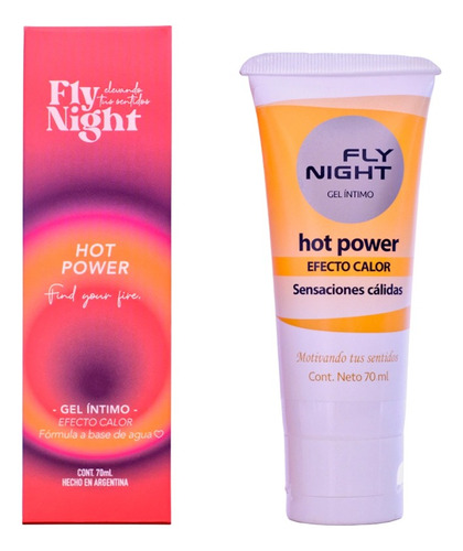 Lubricante Intimo Fly Night Hot Power 70ml