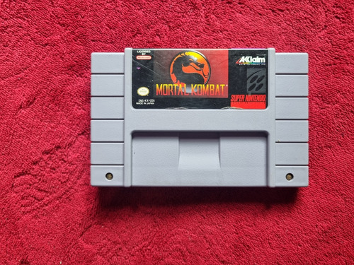 Mortal Kombat Cartucho Original Snes