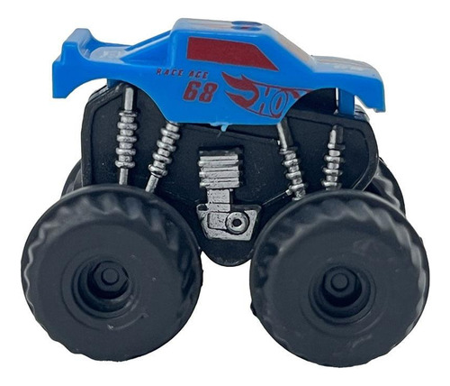 Mini coche Hot Wheels con lanzador azul - Fun Have Fun