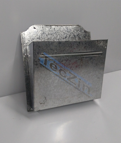 Imagen 3 de 4 de Revistero Fichero Zinc Simple Galvanizado Artesanal