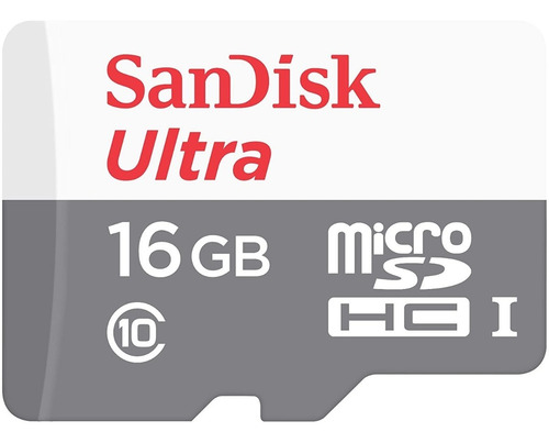 Cartão De Memória Micro Sd 16gb Sandisk Classe 10