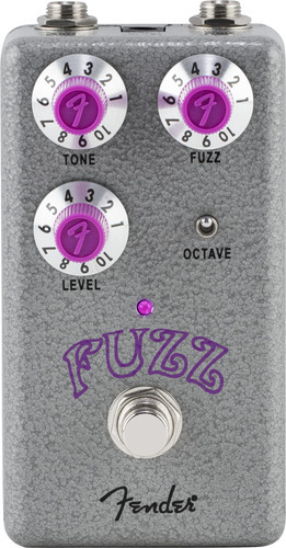 Fender Pedal De Fuzz Hammertone Color Plateado