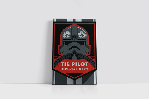 Cuadro The Pilot Star Wars 40x60 Cm Lienzo Canvas