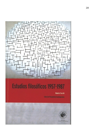 Estudios Filosoficos 1957-1987 Roberto Torretti Udp Nuevo