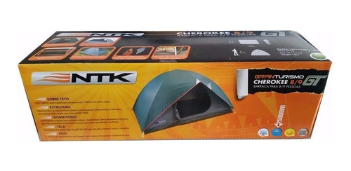 Imagem 2 de 8 de Barraca Cherokee 8/9p Nautika 2500mm Impermeável Duas Portas